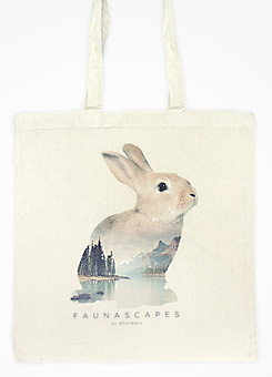 Faunascapes Totebag Raccoon