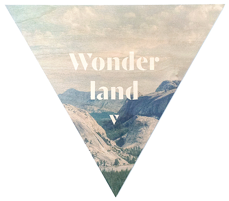Faunascapes Wonderland - Landscape Plywood Print / Art Board